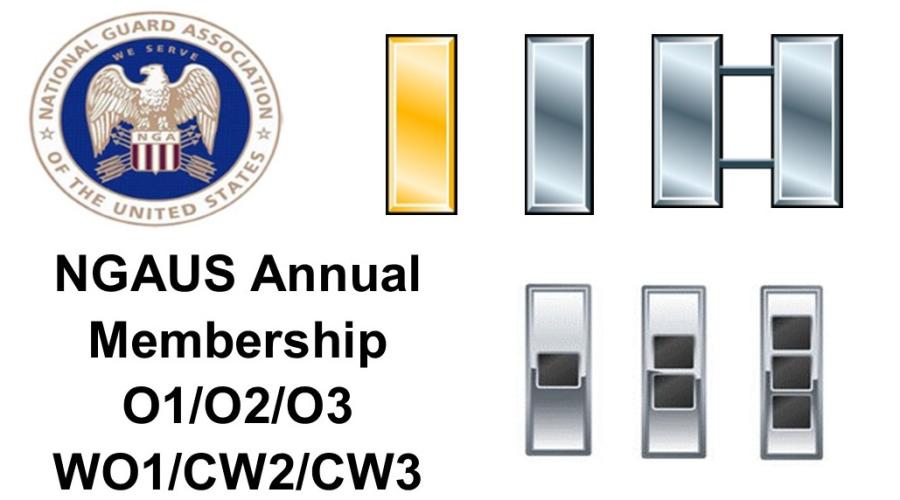 NGAUS Annual Membership O1/O2/O3/WO1/CW2/CW3